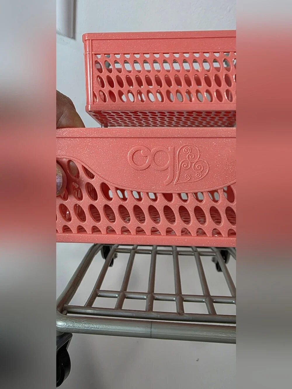 Our Generation Pink Grocery Cart for 18